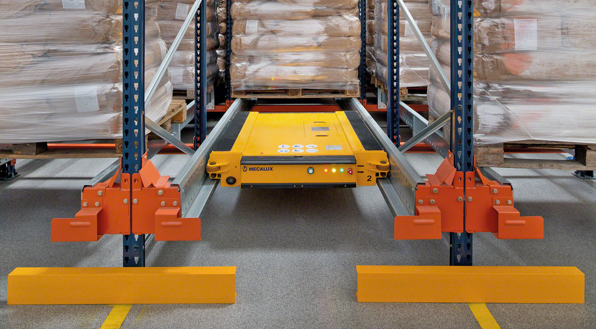 Pallet Shuttle Systeem title=
